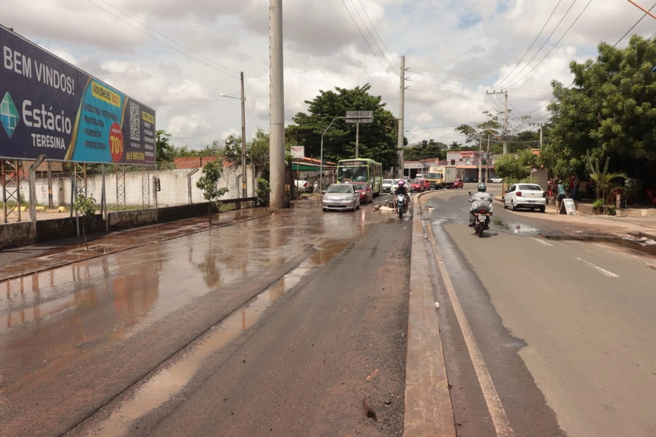 Avenida dos Expedicionários, zona Leste de Teresina.