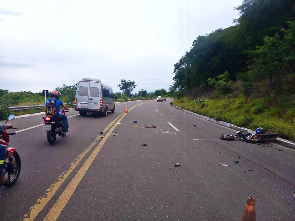 Homem fica gravemente ferido após acidente na BR 316 em Picos