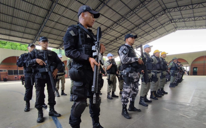 Tropas especializadas encaminhadas para Operações do Litoral Meio-Norte.