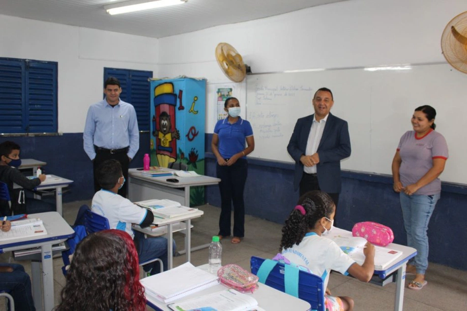 Visita da Semec em unidades de ensino