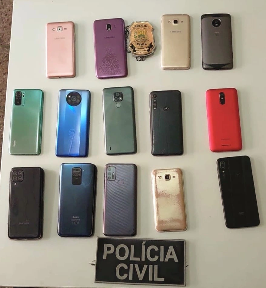 Celulares recuperados