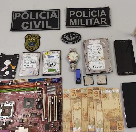 Polícia recupera material furtado de igreja em Piracuruca.