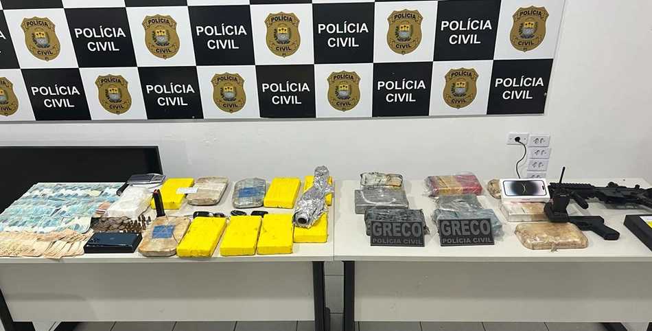 Líder de organização criminosa é preso com drogas em Teresina.