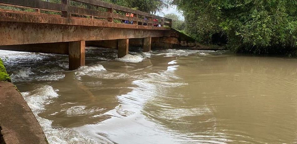 Rio Marathaoan, localizado em Barras, atinge os 346 centímetros.