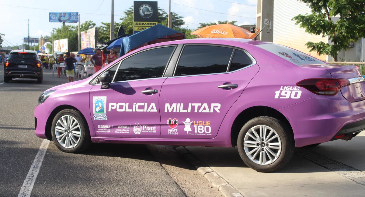 Viatura Lilás da Polícia Militar