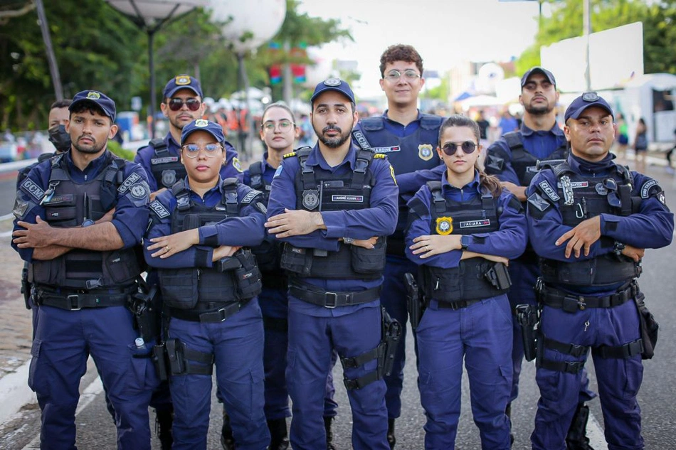 guardas municipais não registram ocorrências graves no Corso de Teresina 2023.