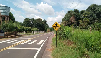 Pavimentação asfáltica no povoado Campestre Norte em Teresina