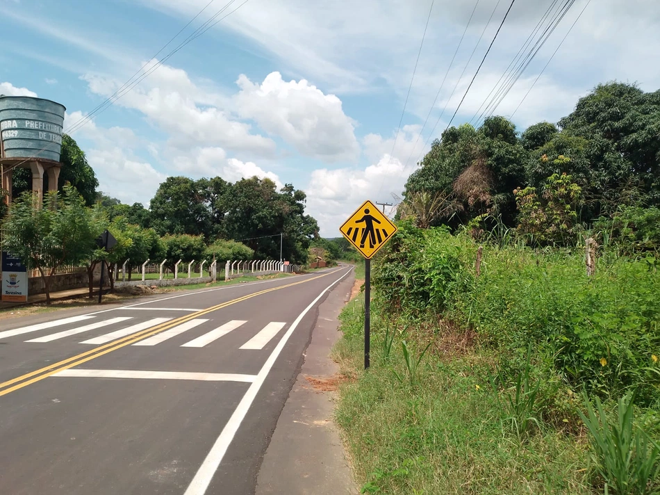 Pavimentação asfáltica no povoado Campestre Norte em Teresina