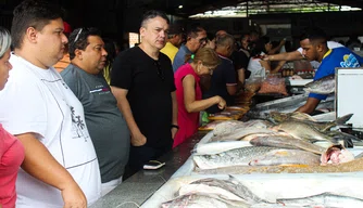 Início da Quaresma no Mercada do Peixe em Teresina