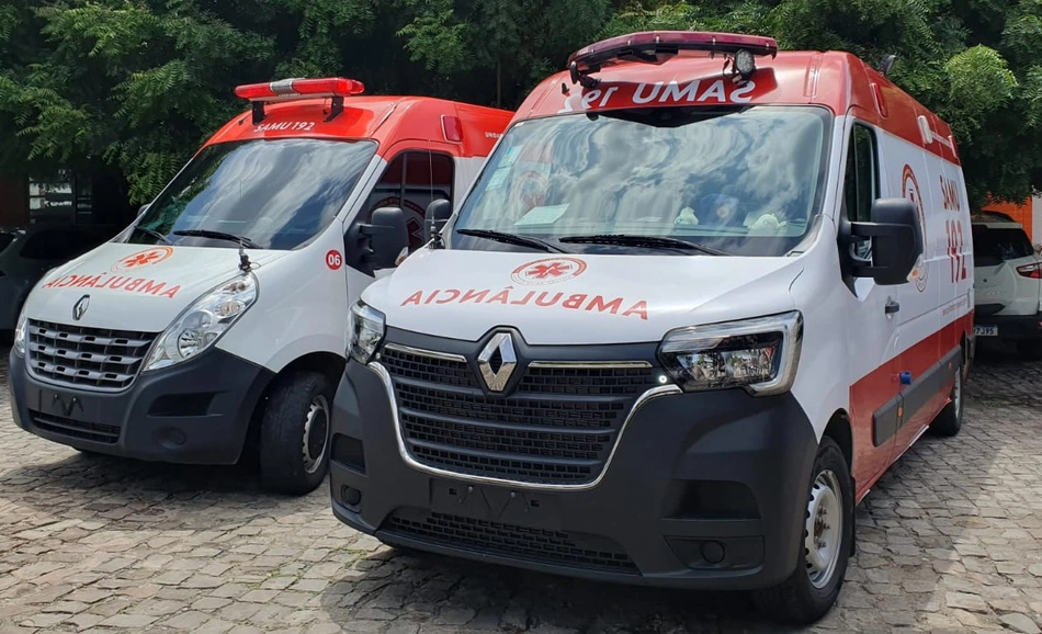 Ambulância do SAMU de Teresina.