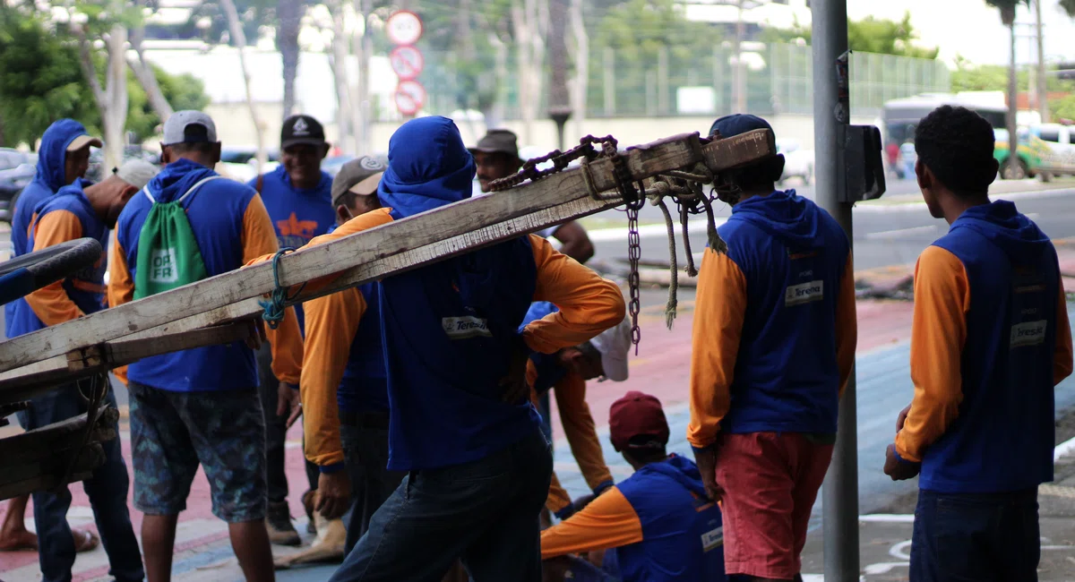 Carroceiros em manifestação