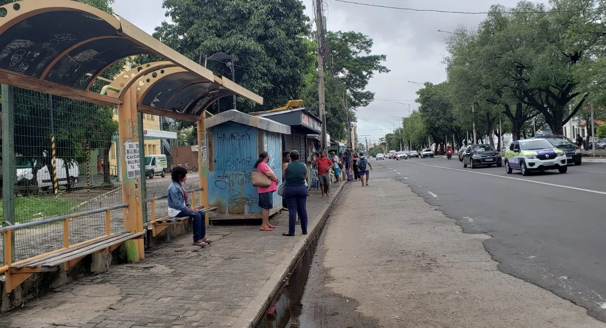 Greve do transporte coletivo em Teresina.