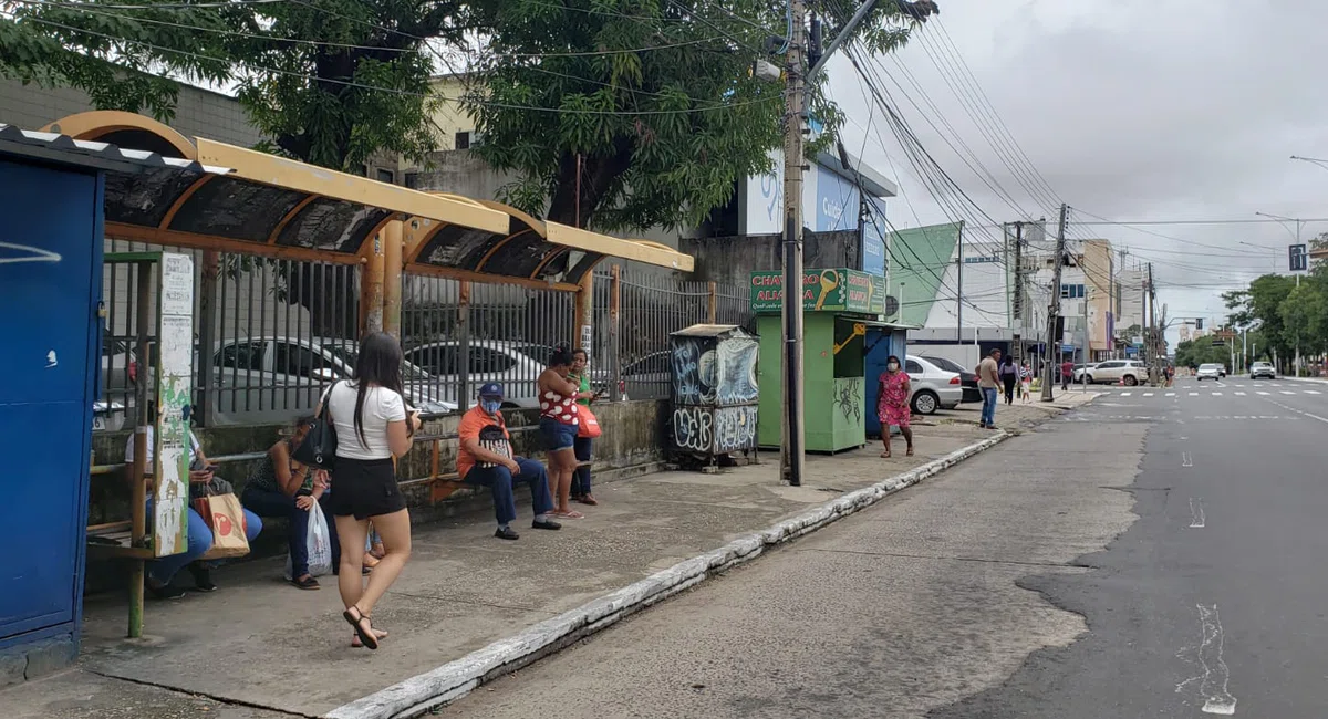 Greve do transporte coletivo em Teresina.