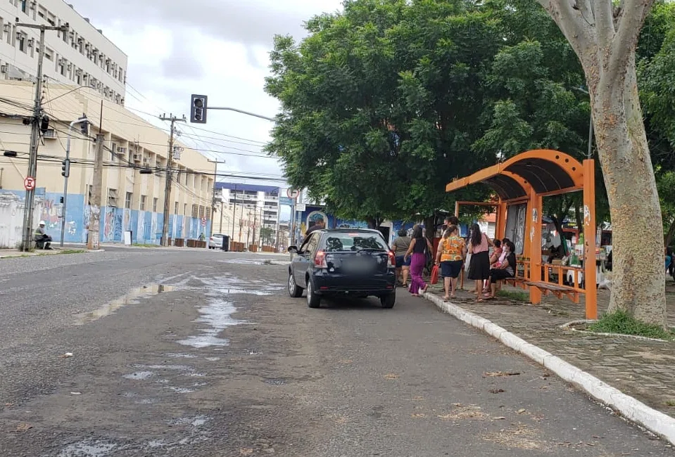 Greve do transporte coletivo em Teresina.