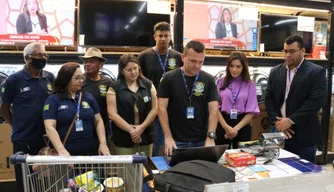 Fiscalização durante Operação Páscoa em Teresina.