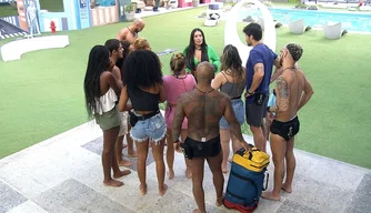 Participante Dania Mendez chega ao BBB 23.