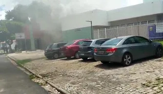 Principio de incêndio atinge Hospital do Dirceu II