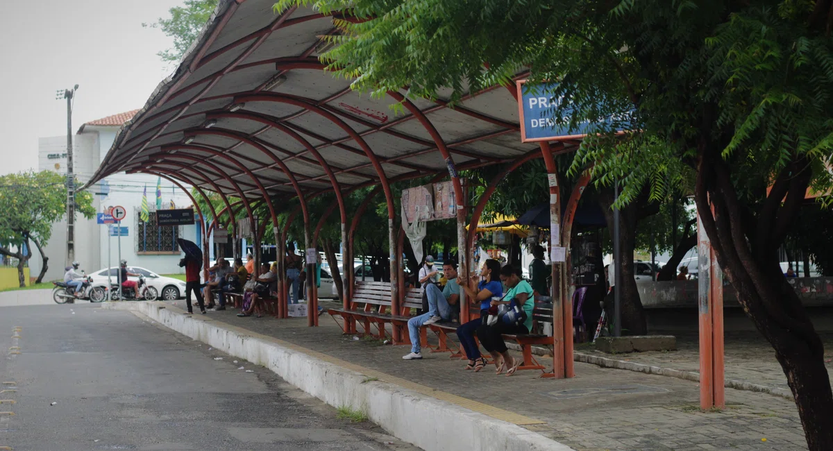 Parada de ônibus em Teresina