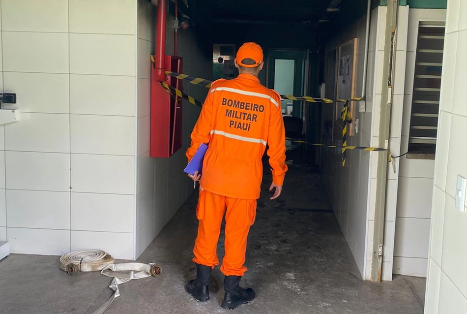 Hospital do Dirceu recebe vista do Corpo de Bombeiros