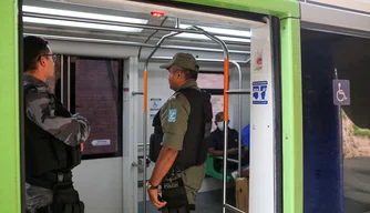 Rondas dos PM'S reduz insegurança no metrô