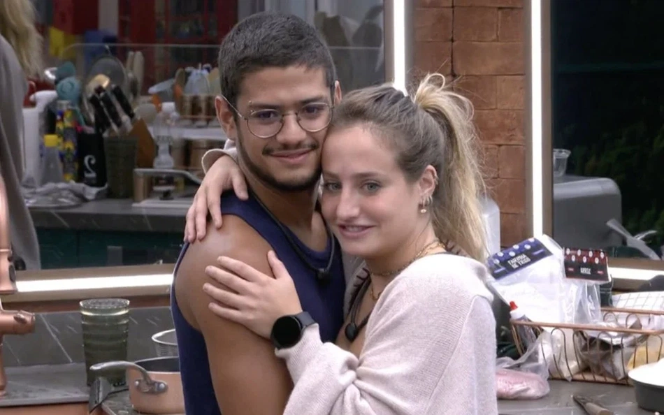 Bruna Griphao e Gabriel Santana