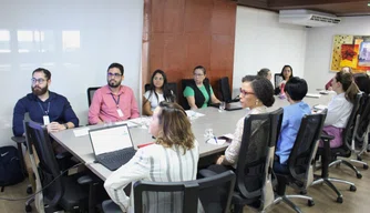 Reunião Polícia Civil e Judiciário.