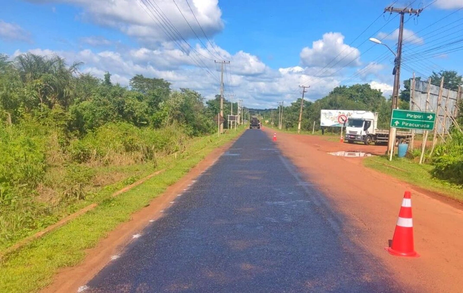 Obra de restauração da PI-110 é iniciada