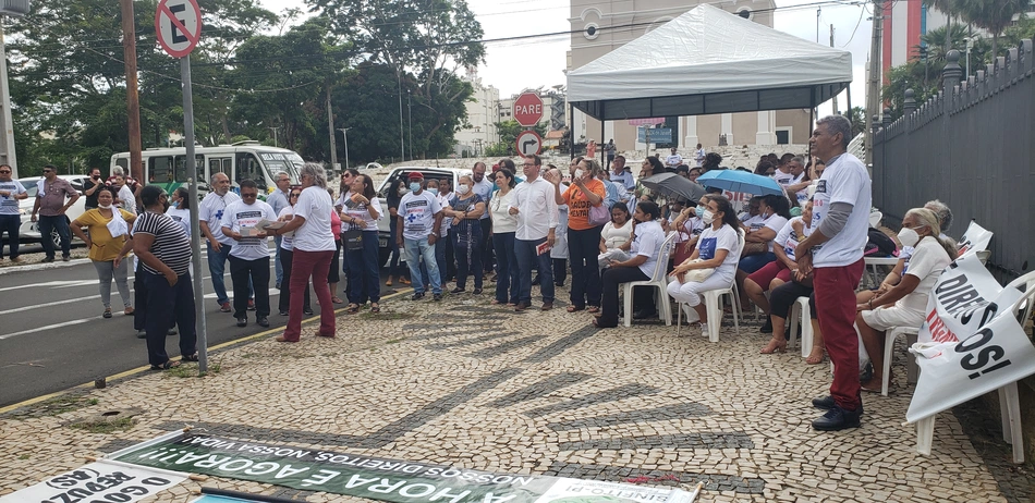 Protesto de médicos em Teresina