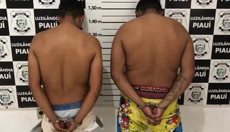 Dupla é presa por tráfico de drogas na cidade de Luzilândia.