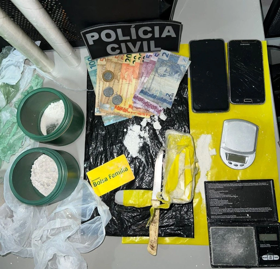 Polícia Civil prende dupla por tráfico em Alagoinha do Piauí.