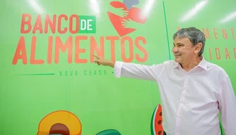 Wellington Dias visita Banco de Alimentação da Ceasa de Teresina