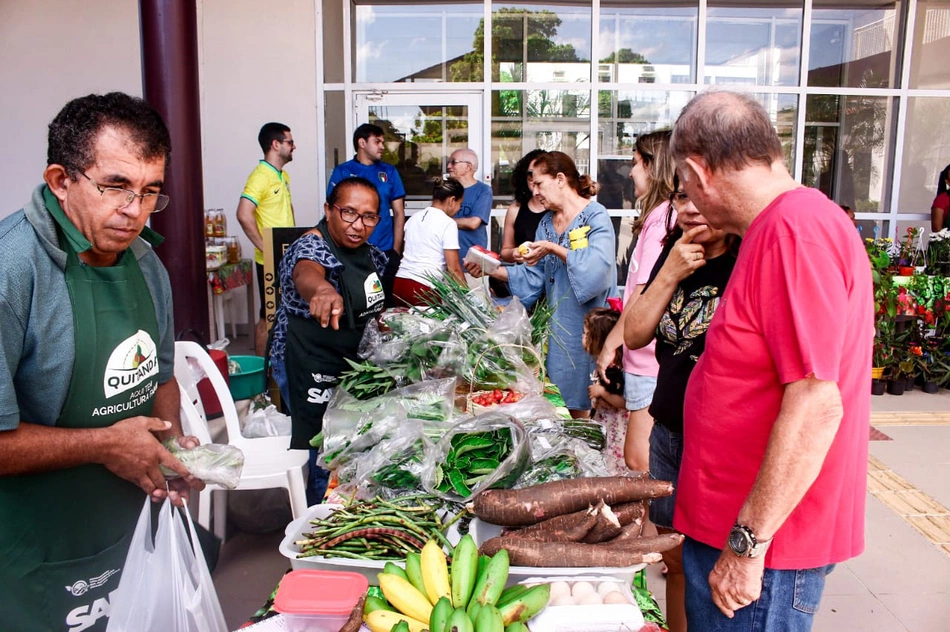 1ª edição da Quitanda da Agricultura Familiar.