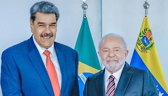 Presidente Lula e Nicolás Maduro.