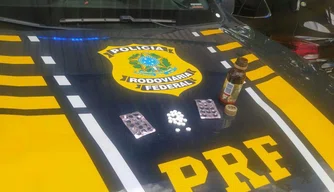 Droga encontrada com motorista