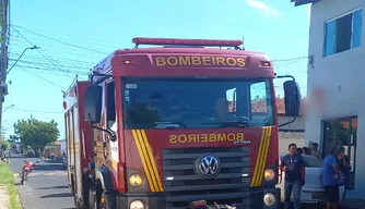 Princípio de incêndio em escola de Teresina.