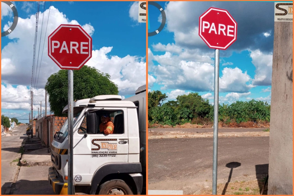 Placas instaladas pela ETURB