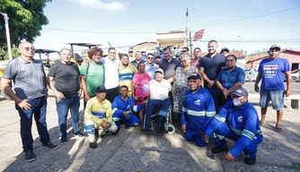 Rua Alameda Domingos Jorge Velho recebe novo asfalto neste sábado