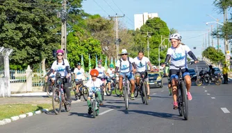 Polícia Militar realiza 2ª Pedalada Operacional em Teresina.