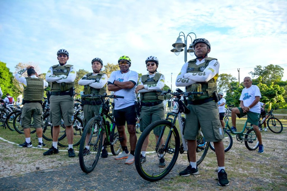 Polícia Militar realiza 2ª Pedalada Operacional em Teresina.