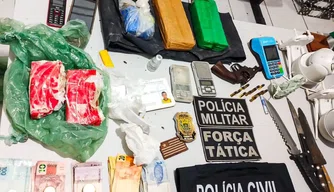 Polícia Civil desarticula depósito de drogas m Bom Jesus.