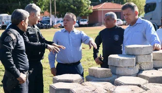 Secretário da Sejus, Coronel Carlos Augusto e Secretário da Sefas Emílio Júnior.