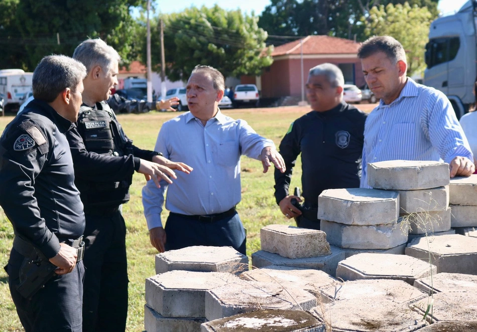 Secretário da Sejus, Coronel Carlos Augusto e Secretário da Sefas Emílio Júnior.