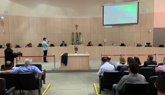 Audiência pública sobre o transporte público de Teresina no TCE-PI.