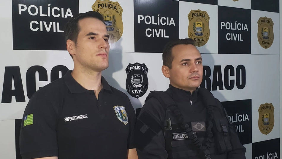 Delegado Matheus Zanatta e Charles Pessoa