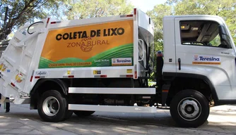 Coletor de lixo para a zona Rural