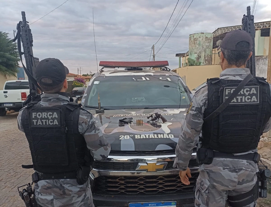 Homem é preso após ameaçar primo na cidade de Jacobina do Piauí.