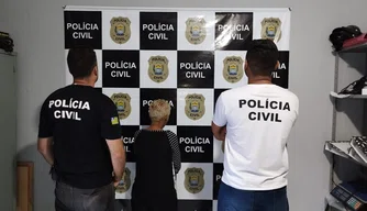 Suspeita de estelionato presa pela Polícia Civil