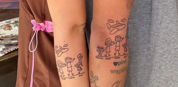 Tatuagem Virgina e Zé Felipe.