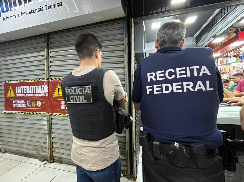 Polícia Civil e Receita Federal encontraram indícios do crime de descaminho