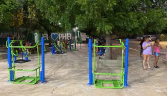 Academia híbrida instalada em Parnaíba